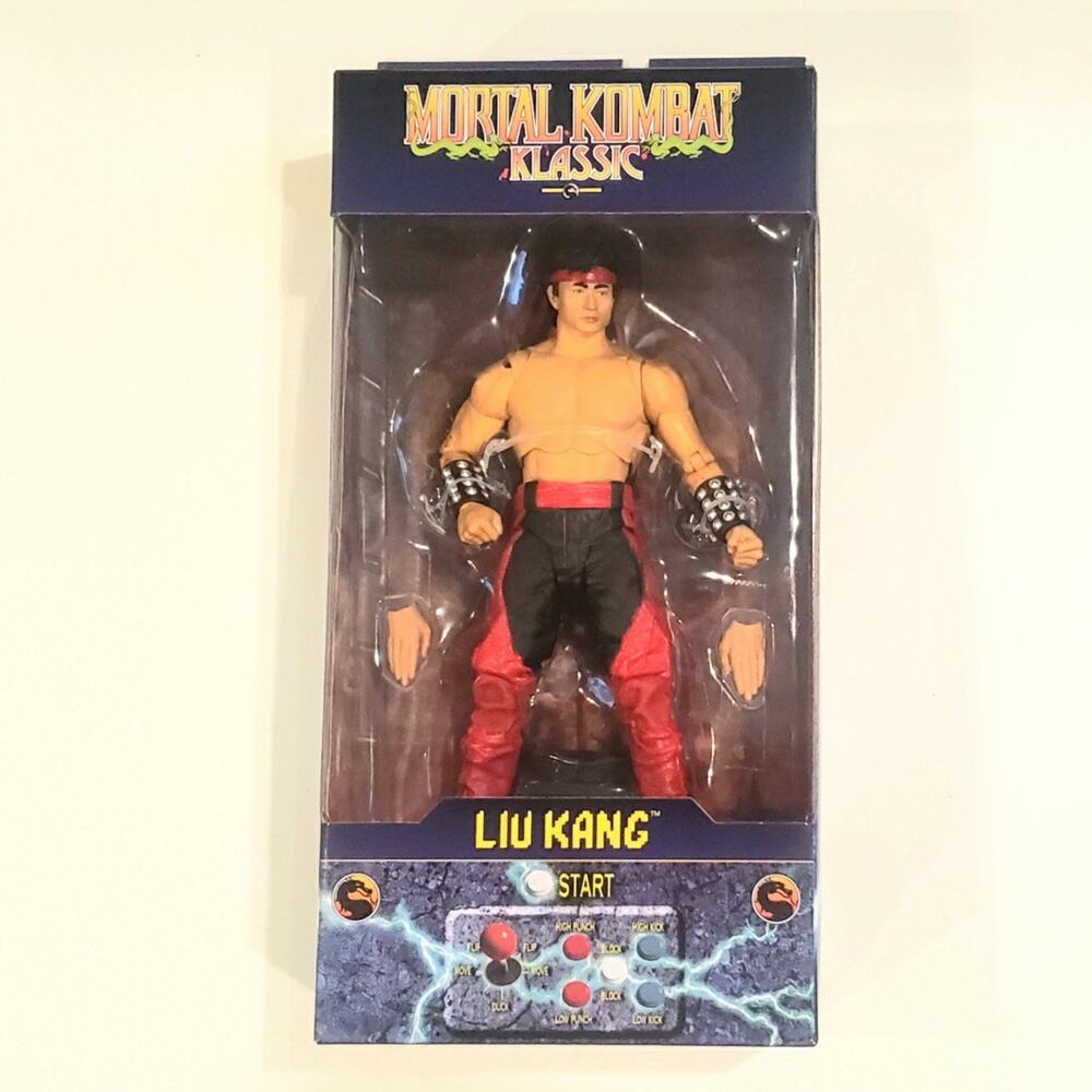 💀 McFarlane Toys Mortal Kombat Klassic Liu Kang 7" Action Figure Wave 1 💀